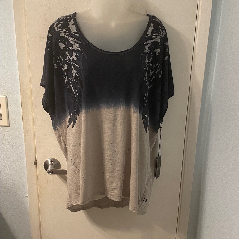 NWT Rock & Republic Angel Wings Size 1X Shirt